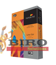 Hîrtie colorată A4 Paperline SAFRON, 80 gr/m2, 500 foi, intensiv, orange